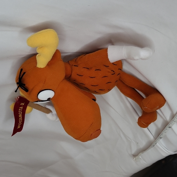 Bullwinkle J Moose vintage 1999 Plush 9" wossamotta University cartoon animal - Picture 4 of 5
